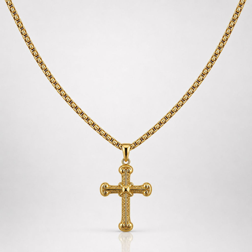 CADENA VENECIANA + DIJE GRABADO - Mujer