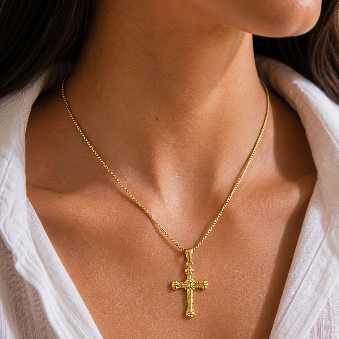 CADENA VENECIANA + DIJE GRABADO - Mujer