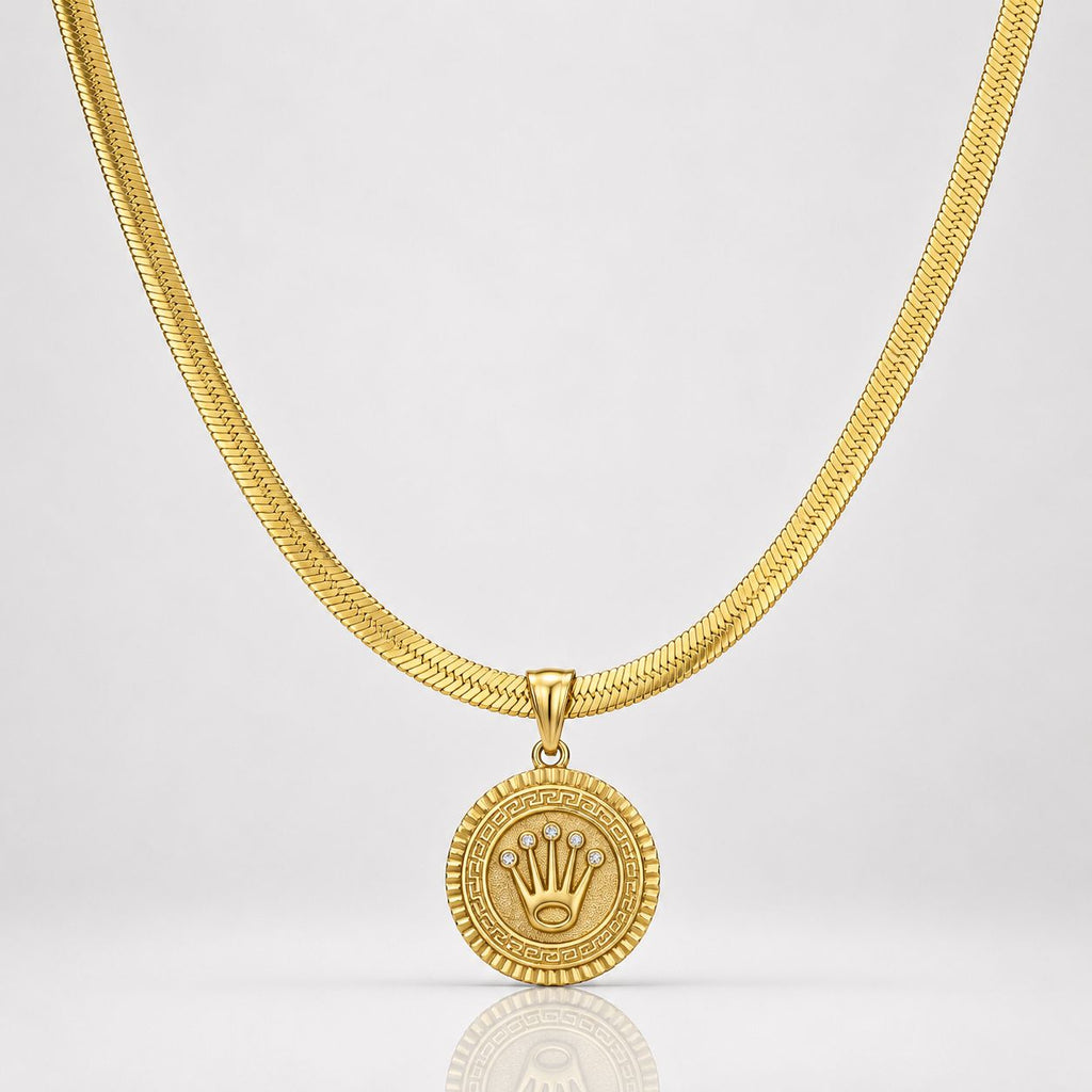 CADENA EGIPCIA +DIJE ROLEX - Hombre