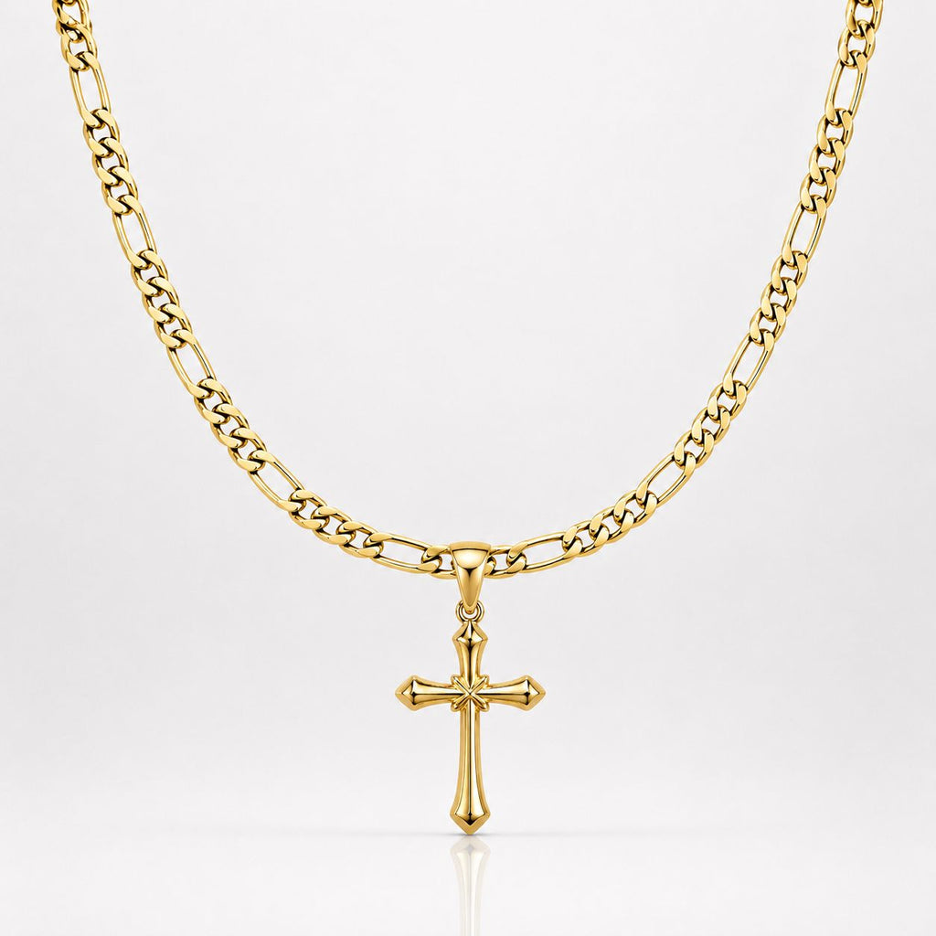 CADENA CARTIER + DIJE CRUZ 001 - Hombre