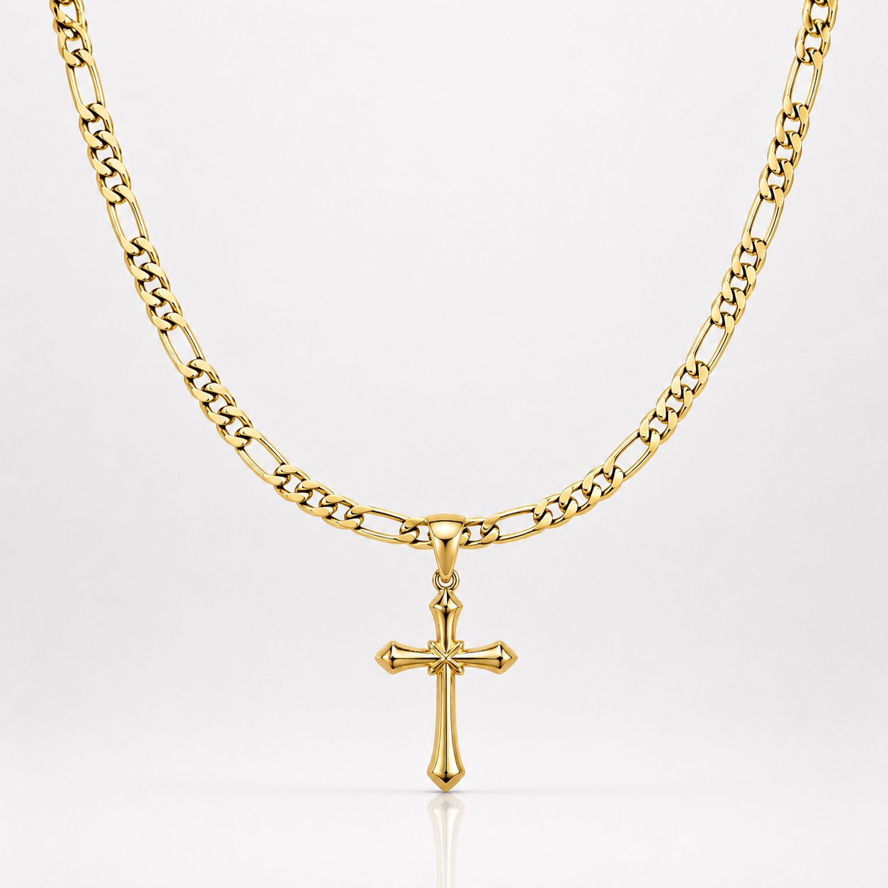 CADENA CARTIER + DIJE CRUZ 001 - Hombre