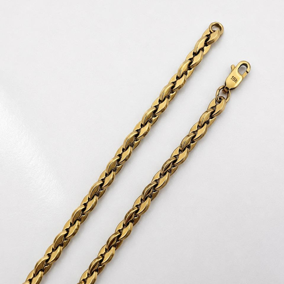 CADENA GUCCI DOBLE- Hombre