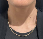 CADENA LAZO ORO ROSADO - Mujer